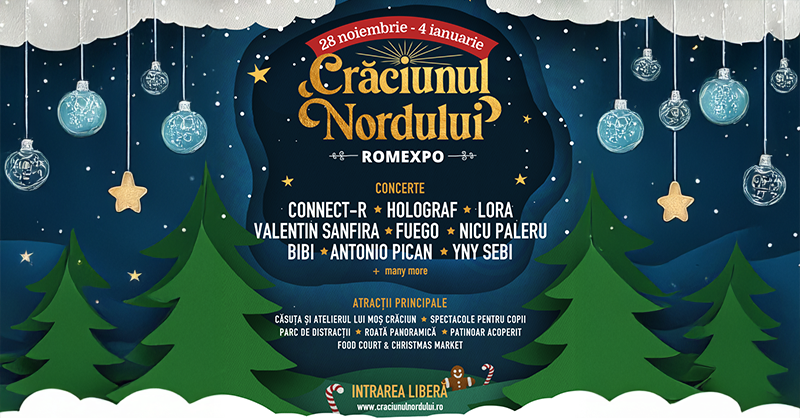 Se deschide cel mai mare târg de Crăciun la Romexpo, cu intrare gratuită și distracție!